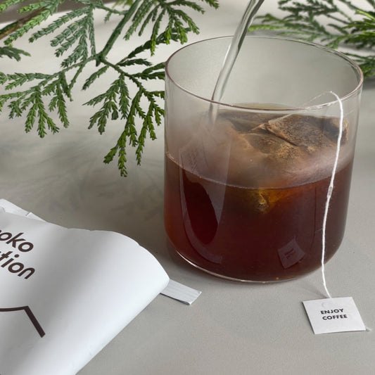 紅茶のようなディップスタイルなのでお湯を入れるだけの手軽においしいコーヒーが出来上がります