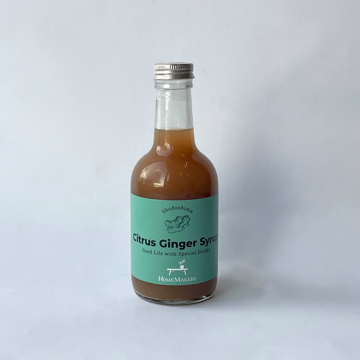 homemakers Citrus Ginger Syrup、柑橘と生姜の風味豊かなクラフトシロップ