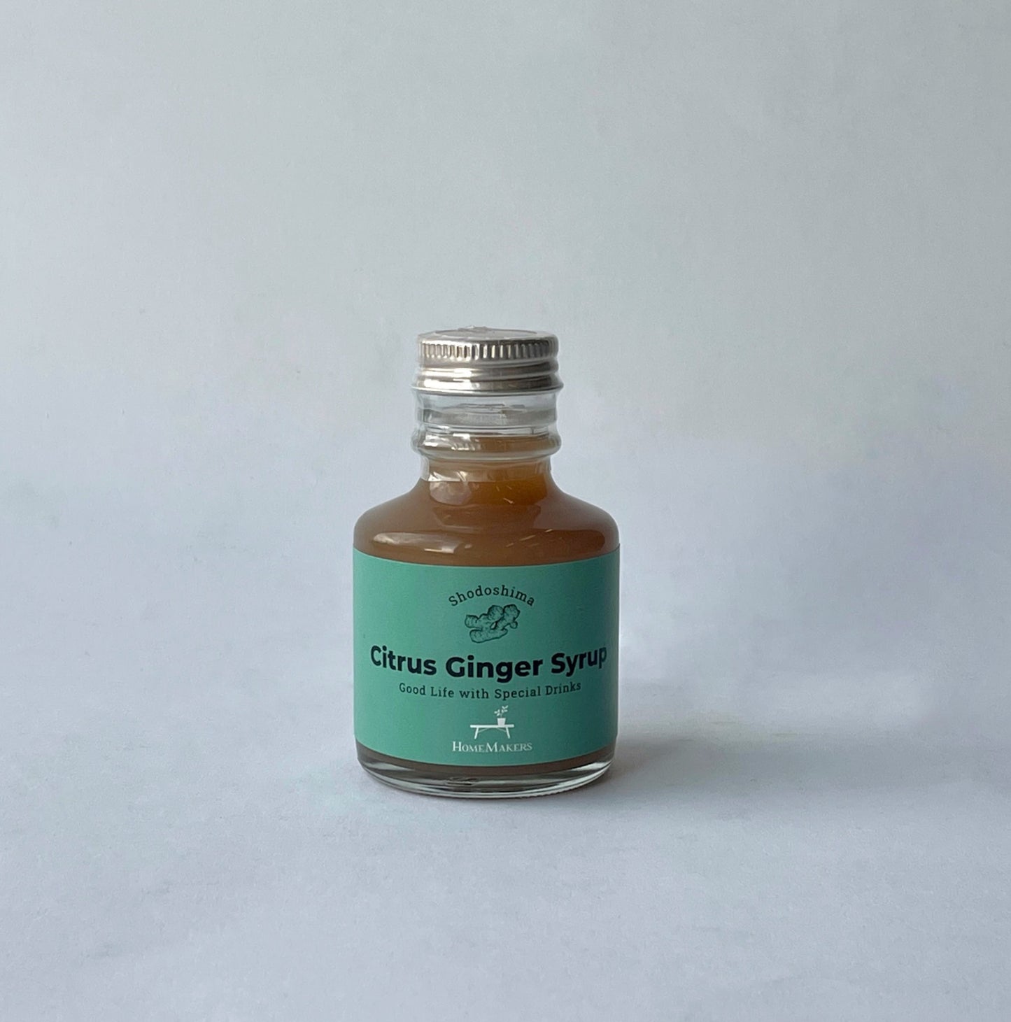 homemakers Citrus Ginger Syrup、柑橘と生姜の風味豊かなクラフトシロップ