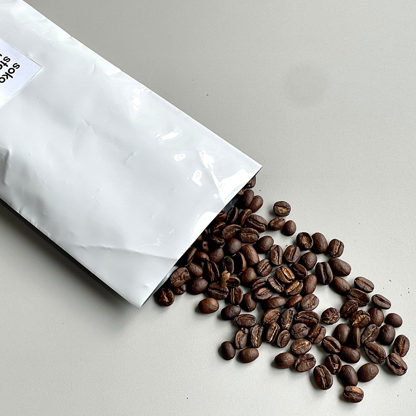 浅煎りのコーヒー豆