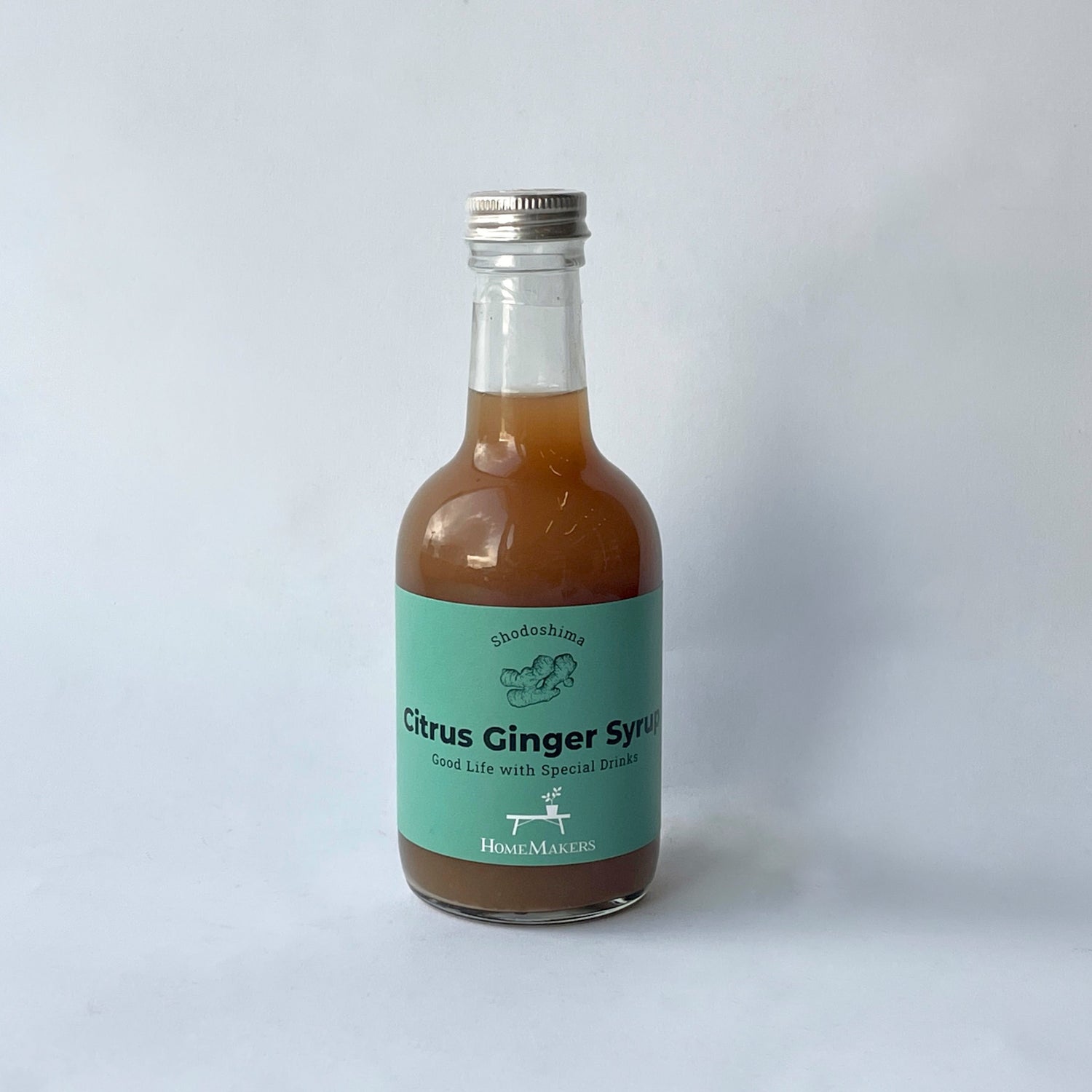 homemakers Citrus Ginger Syrup、柑橘と生姜の風味豊かなクラフトシロップ